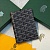 Кожаная обложка для паспорта Goyard Grenelle premium 14x10 см