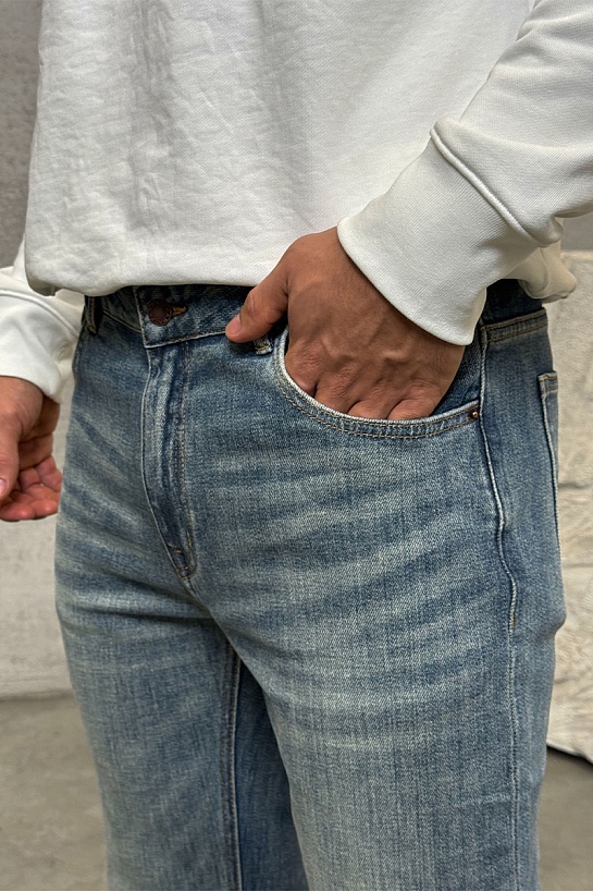 Мужские светло-синие джинсы Prada