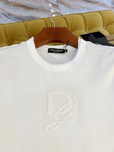 Мужская футболка Dolce & Gabbana Premium - White   