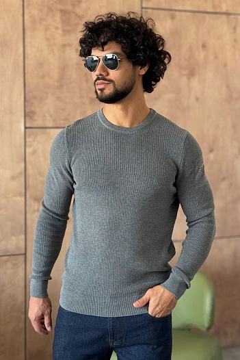 Мужской серый джемпер Paul & Shark   