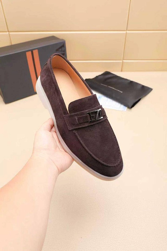 Мужские замшевые лоферы Ermenegildo Zegna