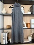 Женское вязаное платье Hermes Premium - Grey