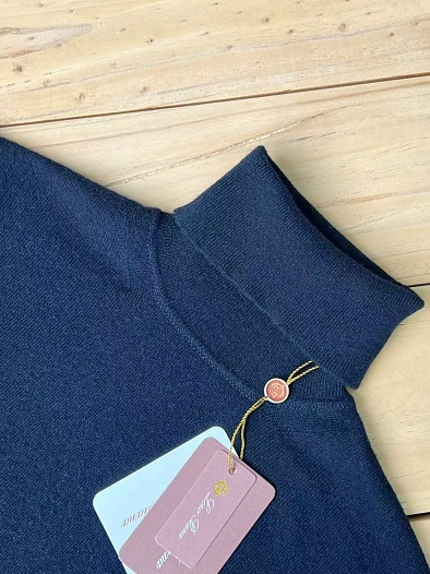 Мужская водолазка Loro Piana Premium - Black Blue   