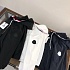 Тёмно-синяя ветровка Moncler Carles logo-patch