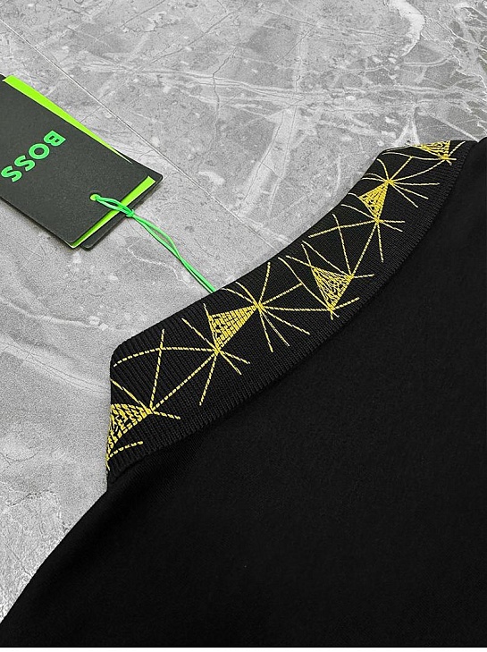 Мужское чёрное поло Hugo Boss Paddy 9