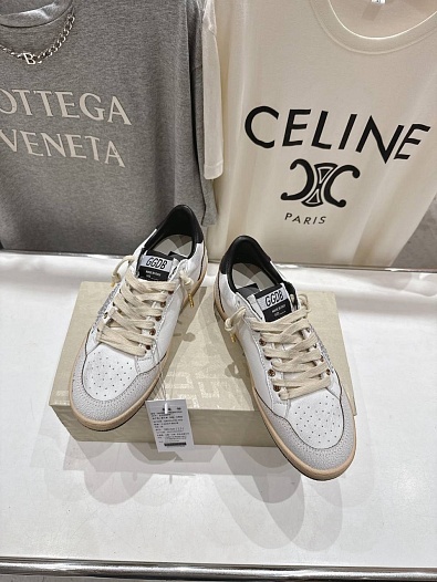 Женские кожаные кроссовки Golden Goose Super Star premium   