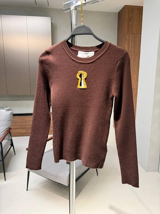 Женский лонгслив Schiaparelli premium - Brown