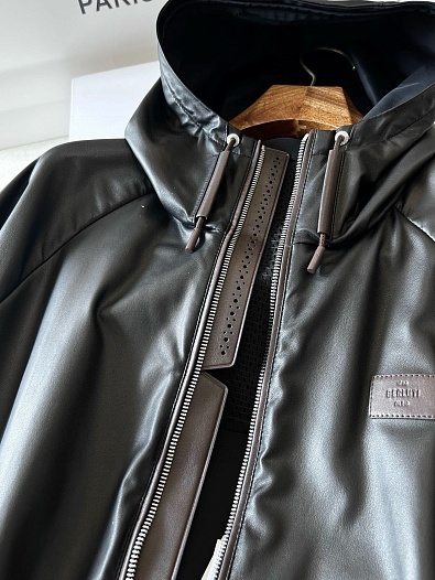 Мужская кожаная куртка Berluti Premium   