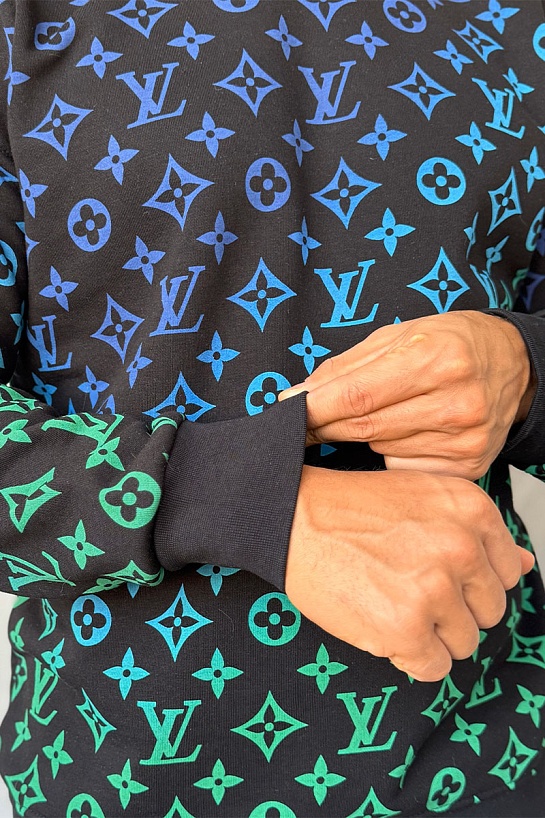 Мужской свитшот Louis Vuitton Gradient Monogram