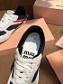 Замшевые женские кроссовки MIU MIU