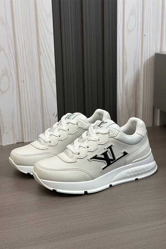 Кожаные кроссовки Louis Vuitton Premium - White
