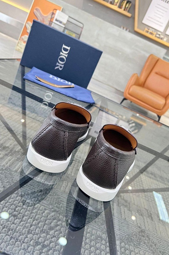 Мужские кожаные лоферы Dior