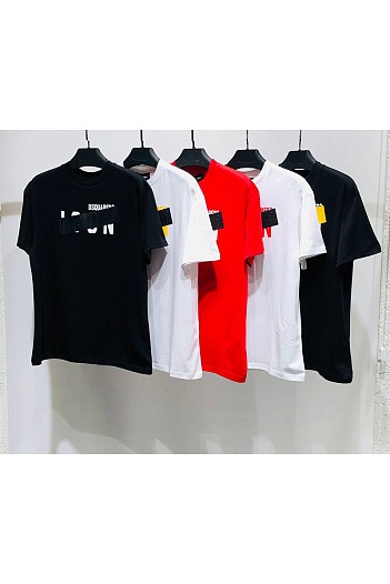 Мужская футболка Dsquared2 Tape Detail - Red   