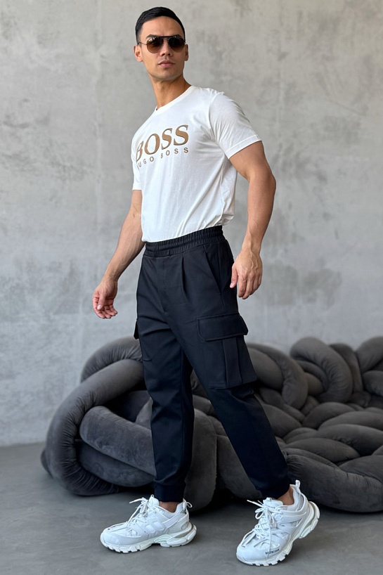Мужские чёрные джоггеры Dsquared2 cargo