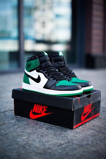 Кроссовки Nike Air Jordan 1 Retro High "Pine Green"   