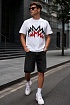 Мужская белая футболка Moncler Multi M Logo
