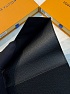 Кожаная обложка для паспорта Louis Vuitton Damoflage premium 14x10x2.5 см
