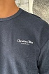 Мужская тёмно-синяя футболка Christian Dior Couture