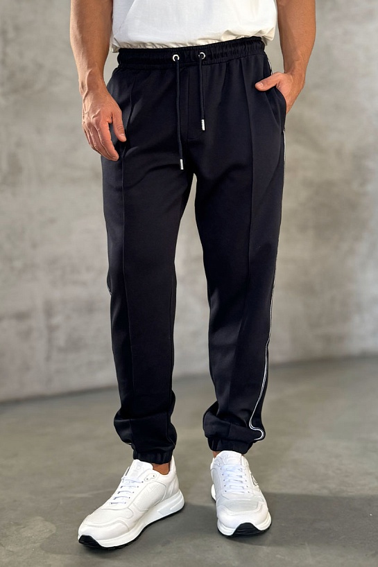 Мужские спортивные штаны Moncler striped - Navy
