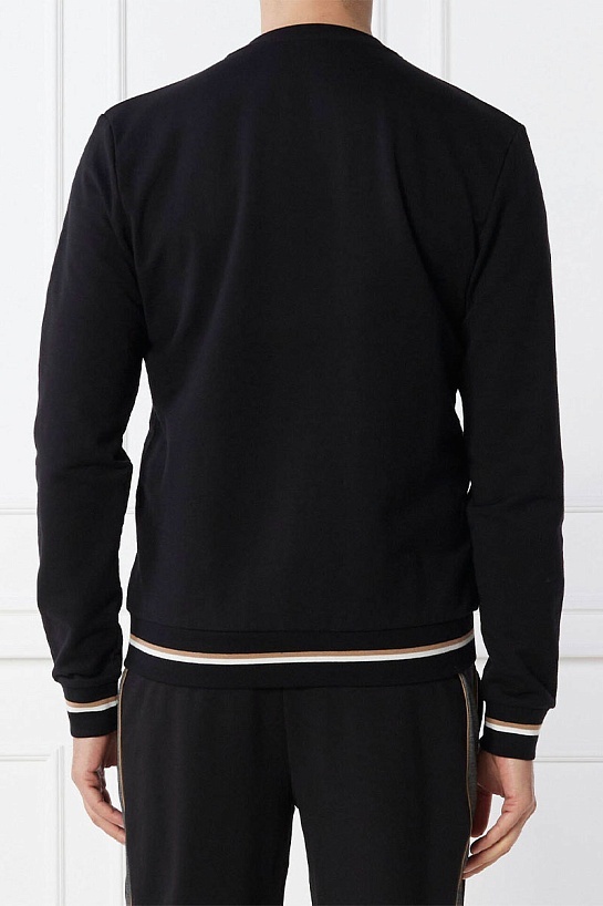 Мужской чёрный свитшот Hugo Boss Iconic