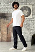 Футболка белого цвета Calvin Klein embroidered-logo
