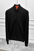Мужской джемпер Hugo Boss quarter zip - Black