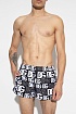 Мужские шорты Dolce & Gabbana monogram all-over - Black / White