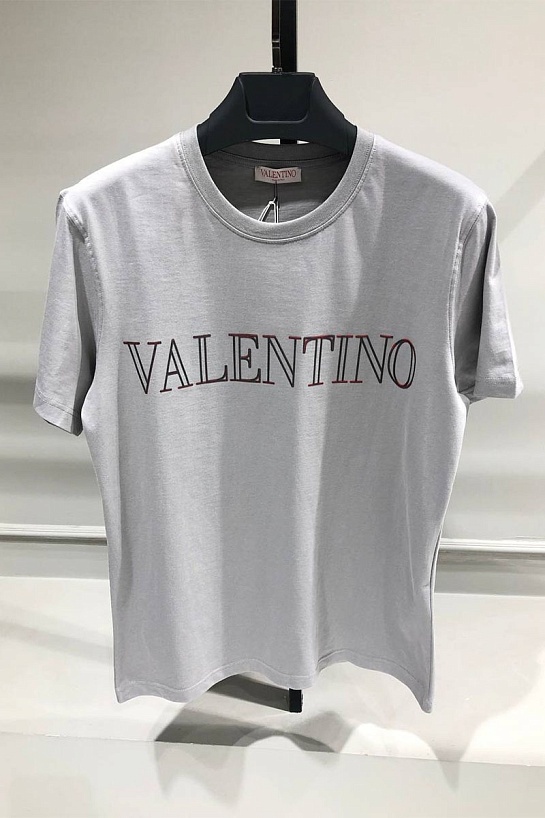 Мужская серая футболка Valentino