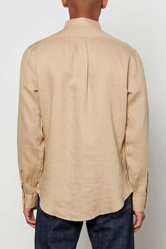 Бежевая рубашка Роlо Ralрh Lаurеnlogo-embroidered