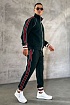 Зелёная кофта на молнии Gucci GG jacquard