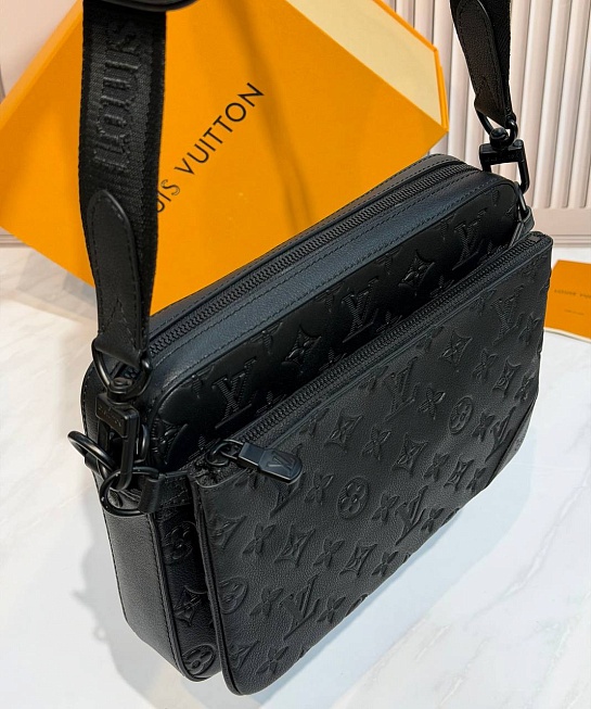 Кожаная сумка Louis Vuitton Trio premium 25x18.5x7 см