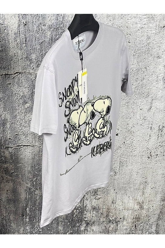Мужская футболка Iceberg "Snoopy" - Grey