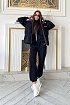 Женский чёрный костюм тройка MIU MIU