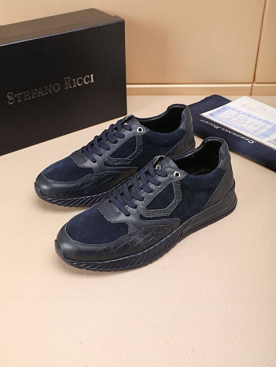 Мужские комбинированные кроссовки Stefano Ricci   