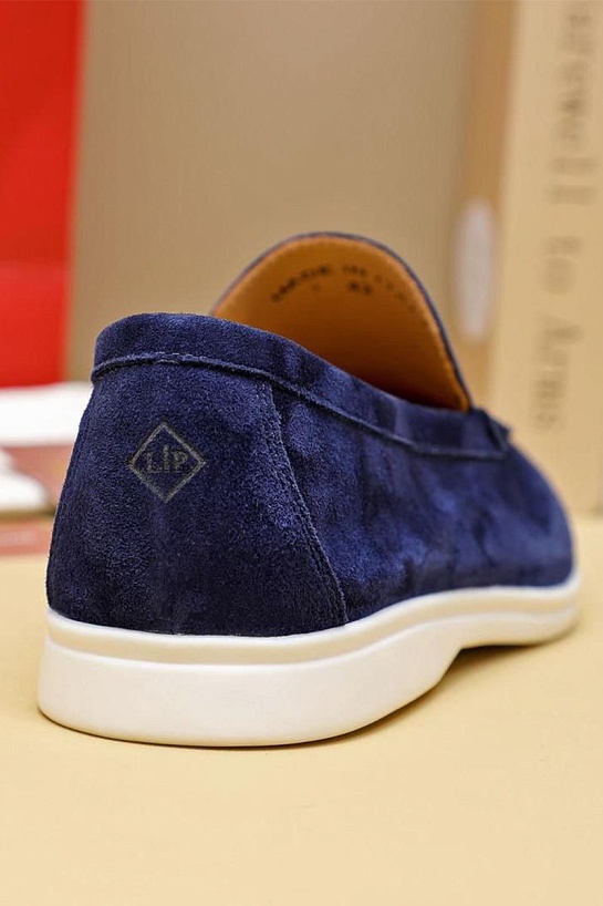 Мужские замшевые лоферы Loro Piana Summer Walk