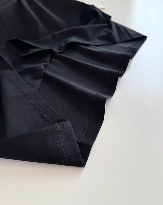 Чёрная футболка Stefano Ricci Premium 