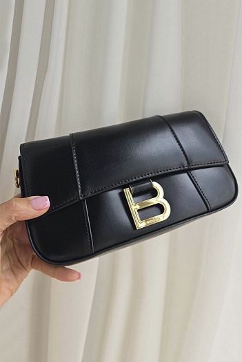 Кожаная сумка Balenciaga Hourglass 22x13 см   