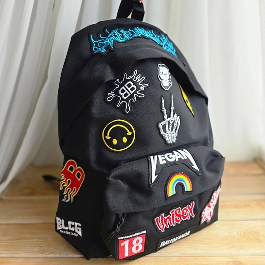 Текстильный рюкзак Balenciaga Explorer Animation 42x32 см