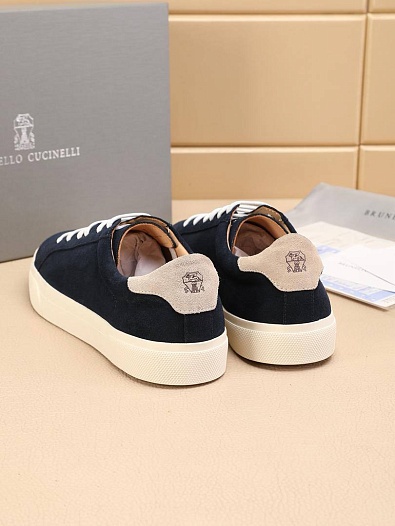 Мужские замшевые кроссовки Brunello Cucinelli   