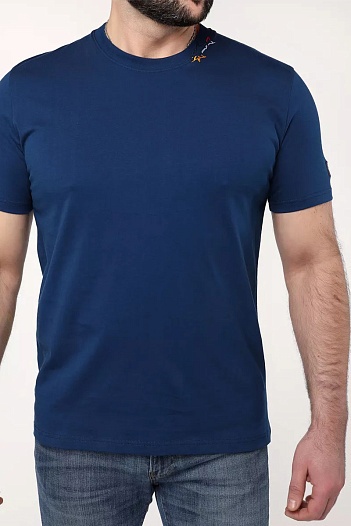 Мужская футболка Paul & Shark logo-patch - Indigo   