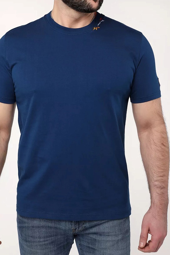 Мужская футболка Paul & Shark logo-patch - Indigo