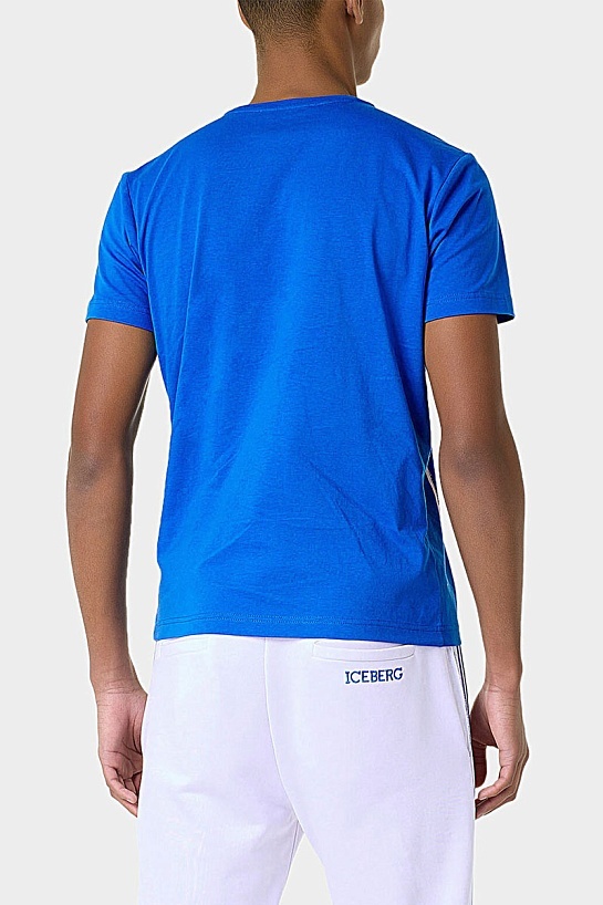Футболка синего цвета Iceberg Popeye