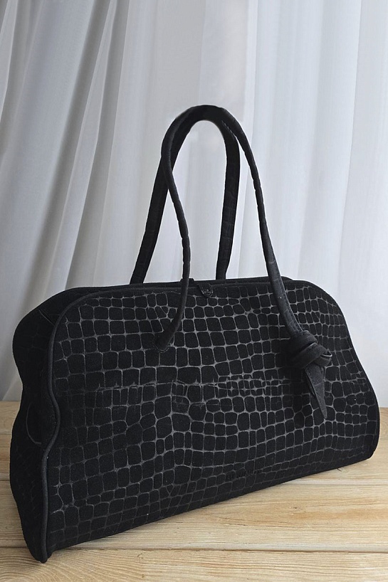 Замшевая сумка Jacquemus The Turismo Soft 38x23 см