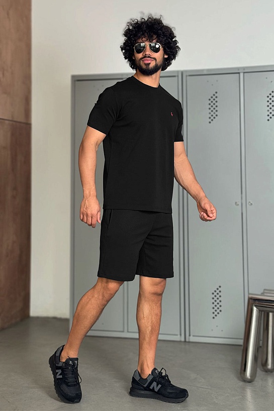 Мужские чёрные шорты Polo Ralph Lauren