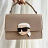 Женская сумка Karl Lagerfeld ikonik 22x15 см - Brown