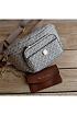 Кожаная поясная сумка Michael Kors Perry 27x14 см - White