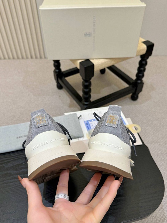 Мужские кроссовки Brunello Cucinelli knitted