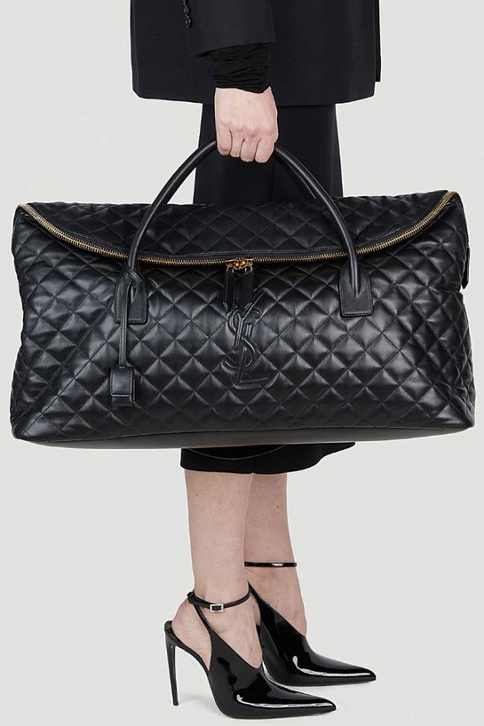 Женская дорожная сумка Yves Saint Laurent 54x37 см -Black