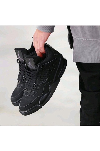Кроссовки Nike Air Jordan IV Retro - Triple Black   