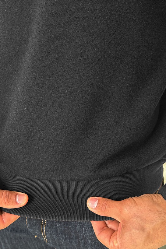 Мужской свитшот Moncler logo-patch - Grey